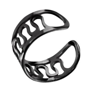 Imagem de Brinco De Pressão Masculino Coreano Em Aço Titânio Sem Furo Joia De Aç