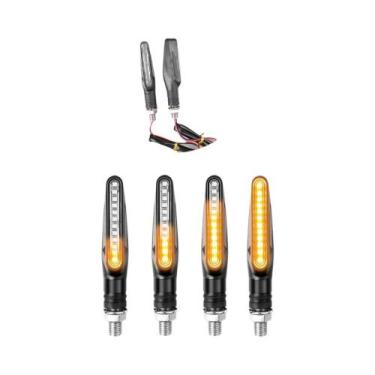 Imagem de Luz Traseira LED Para Motocicleta Com Função De Freio, Pisca-Pisca, In