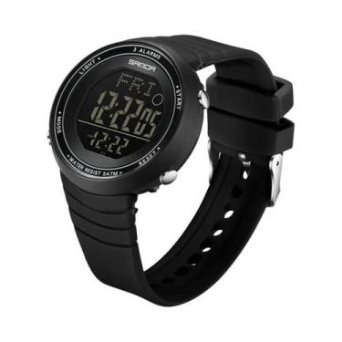 Imagem de Relógio Esportivo Digital Luminoso Unissex À Prova d'Água Com Pulseira