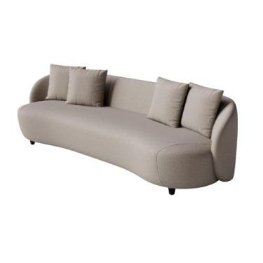 Imagem de Sofá 3 Lugares Living Fixo Mônaco 2,20m em Chenille - Home Mobily, Cas