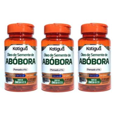 Imagem de Kit 3 Óleo de Semente de Abobora em Capsulas 1000mg Katiguá