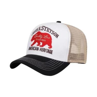 Imagem de Boné De Beisebol Em Malha Red Bear, Respirável, Para Esportes Ao Ar Li