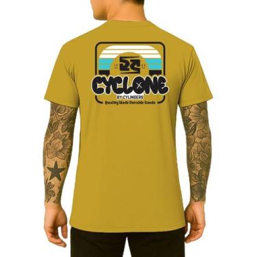 Imagem de Camisa Cyclone Light Cylinders, Mostarda, G