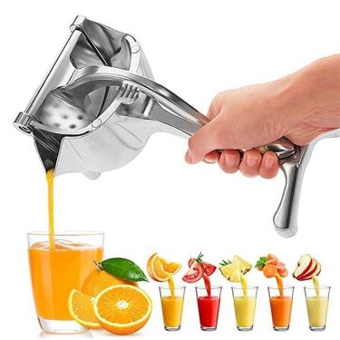 Imagem de Espremedor Manual de Frutas Prático para Fazer Sucos em Alumínio Fundido Multifuncional para Cozinha Prata OEM
