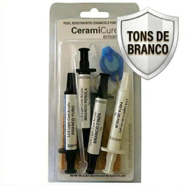 Imagem de Reparo Piso Porcelanato CeramiCure - Tons Brancos
