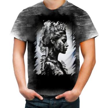 Imagem de Camiseta Desgaste Pesca Rainha da Floresta Nórdica 2 - Kasubeck Store,