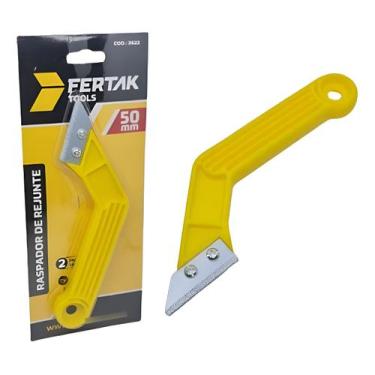 Imagem de Raspador De Rejunte Argamassa 2 Lâminas 50mm Fertak