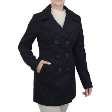 Imagem de Casaco Feminino Facinelli By Mooncity Médio Preto - 610255-Feminino