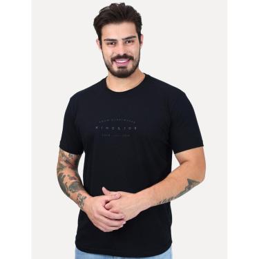 Imagem de Camiseta King & Joe Masculina Arc From Everywhere Perolado Preta-Masculino
