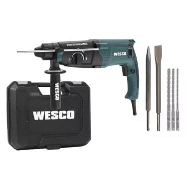 Imagem de Martelete Rompedor Perfurador 900w 3,2J Wesco WS3228K, Preto, 110V