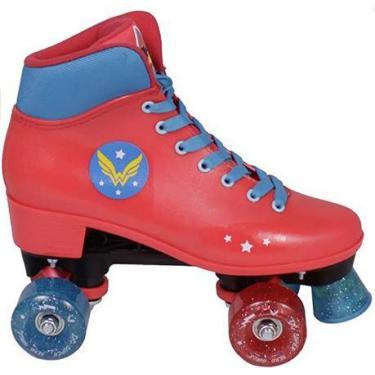 Imagem de Patins bel 782 mulher maravilha - original c/nf, Vermelho, 28/29