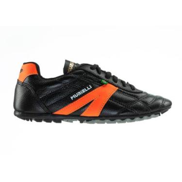 Imagem de Chuteira De Couro Society Costurada Solado Borracha Murielli M120, 37,