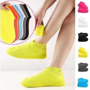 Imagem de Protetor De Sapato Tênis Calçado Silicone Impermeável Antiderrapante -