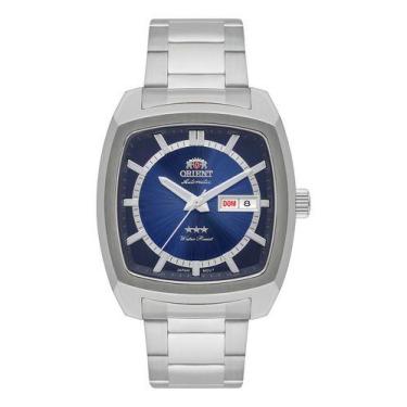 Imagem de Relogio orient automatico azul metal prata f49ss031 d1sx