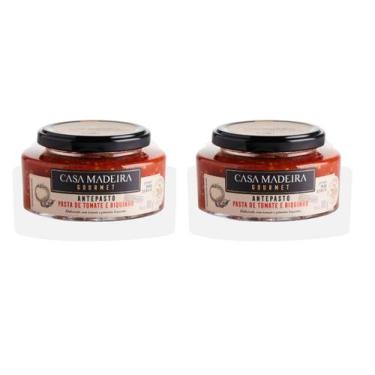 Imagem de Kit 2 Un Antepasto de Pasta de Tomate e Biquinho Casa Madeira 180 g