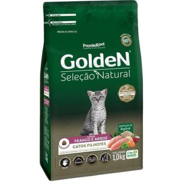 Imagem de Ração Golden Seleção Natural Gato Filhote Frango E Arroz 1Kg - Premier