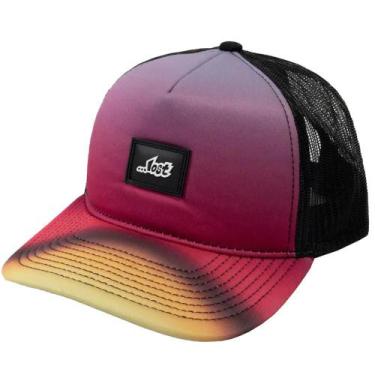Imagem de Boné Lost Aba Curva Trucker Sunset SM24 Rosa, Único, Rosa