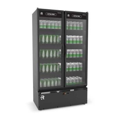 Imagem de Auto Serviço Vanguard Extra Frio 2 Portas Vidro Aquecido Preto/Preto A