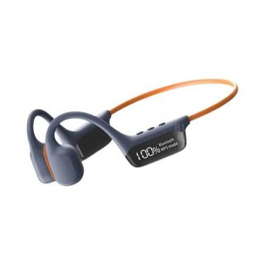 Imagem de Fones De Ouvido Bluetooth 5.4 À Prova d'Água IPX8 Com Condução Óssea V