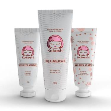 Imagem de Kit Hidratação Corporal Intensa Kokeshi Para Pés Mãos e Corpo