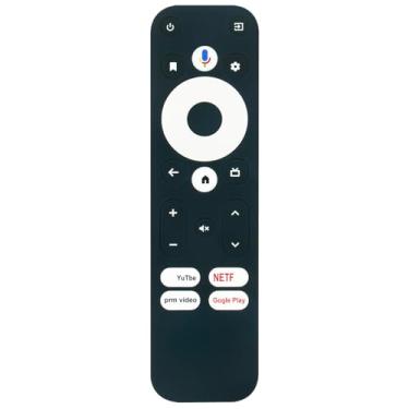 Imagem de Controle remoto de substituição de voz compatível com Mecool Android Smart TV Box modelo KM2, KM2 Plus