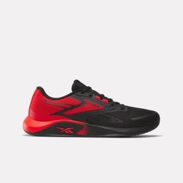 Imagem de Tênis Reebok Nanoflex Tr 3 Masculino, Preto, Vermelho, 43