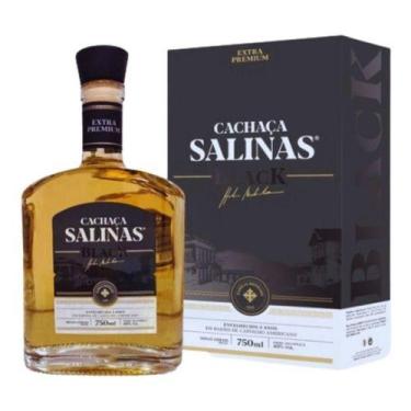 Imagem de Cachaça Extra Premium Salinas Black 3 Anos 700ml