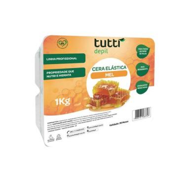 Imagem de Cera Quente Elástica Tutti Depil 1kg Tamanho:1KGCor:Mel, 1KG, Mel