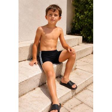 Imagem de Sunga Masculina Boxer Infantil Menino Confortável Cueca Box Praia Pisc
