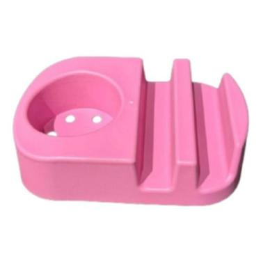 Imagem de Porta Detergente Rodinho Esponja Sabão Rosa C1 - JW SHOP
