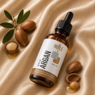 Imagem de Óleo Vegetal De Argan Uso Capilar E Corporal Puro E Natural - Huile