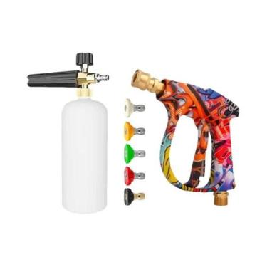 Imagem de Pistola De Água De Alta Pressão 4350PSI Design Graffiti 1L Pulverizado