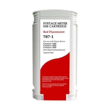 Imagem de Cartucho de Tinta QUEENPRINT 787-1 Vermelho Fluorescente 140 ml - QUEE