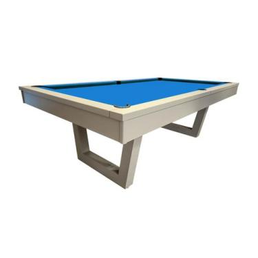 Imagem de Mesa de Sinuca/Bilhar Cor Nude - 2,52 x 1,40 - Nelson Bilhares, Azul r
