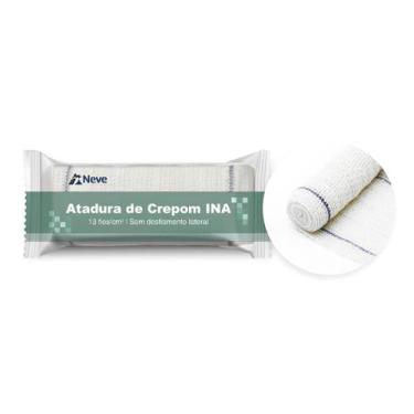 Imagem de Atadura de crepe 20x 4,5(1,8)13f dz ina croche (816402)-neve