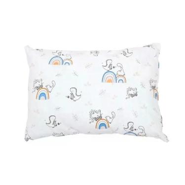 Imagem de Travesseiro Bebê Branco Dino Esporte 40cm x 28cm Papi