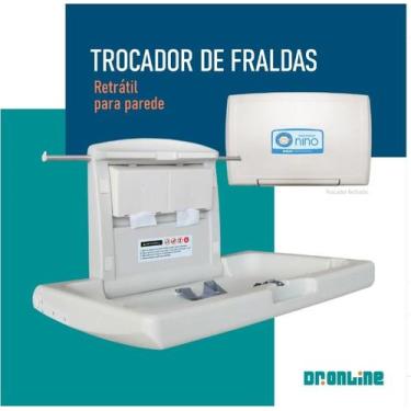 Imagem de Trocador de Fraldas Horizontal Nino - le blanc