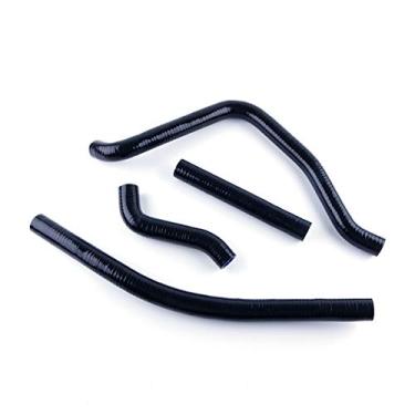 Imagem de LUXERAD 3 camadas 4,5 mm Performance ATV Off Road Mangueira de silicone para POLARIS SPORTSMAN 800 2006 (preto)