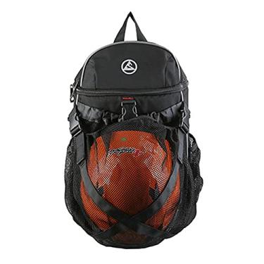 Imagem de Mochila para laptop masculina, basquete, caminhada, 30,5 cm, mochila com alça ombro ajustável, bolsa viagem, mochila esportiva para basquete