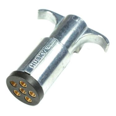Imagem de Husky Conector de reboque de metal de 6 vias 14629 para extremidade de reboque