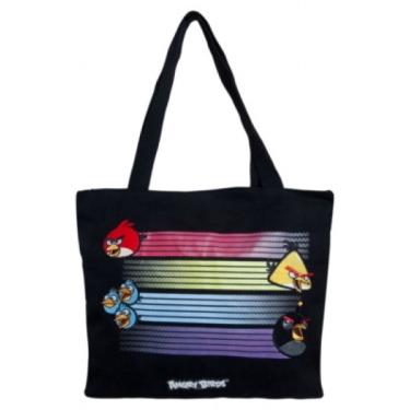 Imagem de Bolsa Shopping Bag Angry Birds Preta Santino