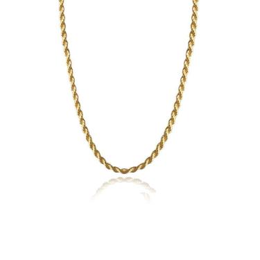 Imagem de Pulseira Cordão Baiano 2.0 Folheado Em Ouro 18k Cor:dourado;tamanho:único