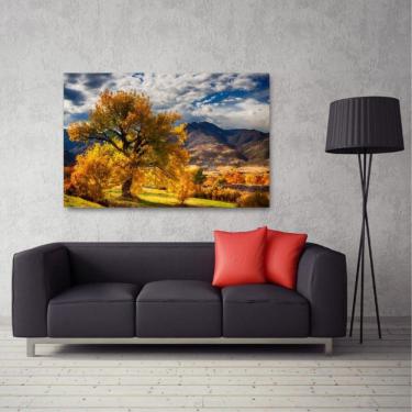 Imagem de Quadro decorativo Paisagem Natureza Árvores - Tela em Tecido