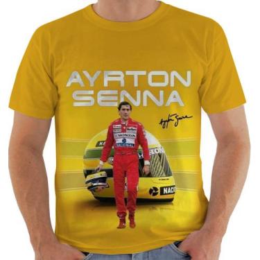 Imagem de Camiseta Camisa Lc 557 Ayrton Senna Do Brasil Formula 1 - Primus