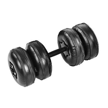 Imagem de Haltere de injeção de água 16-25 kg Fitness equipamento fitness braço musculoso ajuste conveniente ajustável haltere injeção de água, preto, 16-20 kg