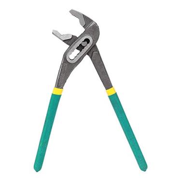 Imagem de Alicate de junta de ranhura para serviço pesado Fafeicy Alicate de encanamento de bomba de água ajustável 45 # aço grau industrial (10 polegadas)