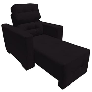 Imagem de Poltrona 1 lugar Retrátil e Reclinável Veneza Preto