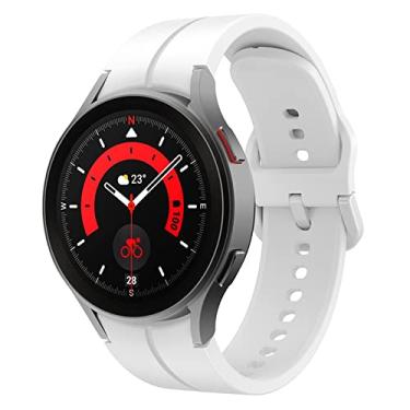 Imagem de Pulseira Ridge de Silicone Fivela 123Smart para Galaxy Watch4 Watch5 Watch 4 Watch 5 PRO Watch 6 Galaxy watch 7 e Active2 40mm 42mm 44mm 45mm 46mm R860 R870 R880 R890 R900 R910 R920