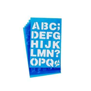 Imagem de Westcott LetterCraft Stencil, Helvetica Bold Font, 3/4" e 2,5 cm (SHB134/15845)