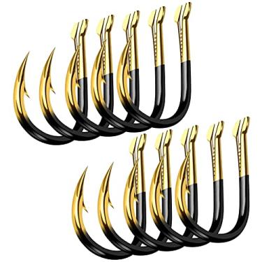 Imagem de Tingpai 10 unidades/pacote De Alta Qu dade Anzol De Pesca Farpado Colorido Tungsten Alloy A G nel Gancho De Pesca De Pesca Suprimentos